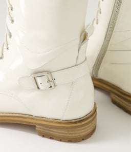 MIYOKO W ZR IVORY PATENT LEATHER