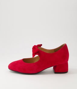 ZOLLY W ZR RED SUEDE