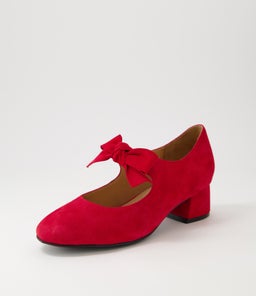 ZOLLY W ZR RED SUEDE
