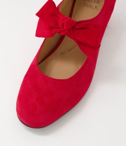 ZOLLY W ZR RED SUEDE
