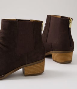 ELTHAM XF ZR CHOC TUMBLE NUBUCK