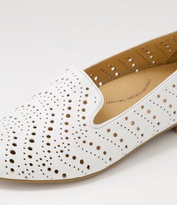 CALBERT XF ZR WHITE LEATHER