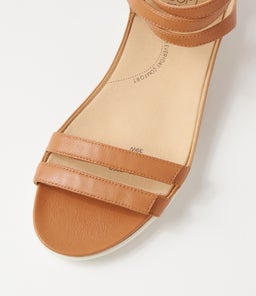 BETHIE W ZR DK TAN LEATHER