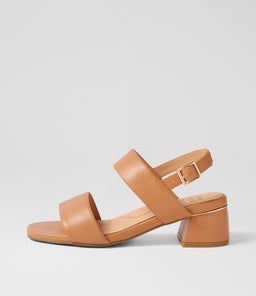 CAITLAN W ZR TAN LEATHER