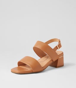 CAITLAN W ZR TAN LEATHER