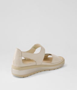 GEDD W ZR ALMOND PALE GOLD LEATHER