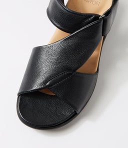 NAZLY2 XW ZR BLACK BLACK SOLE LEATHER