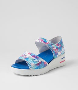 SUNNIEYS XW ZR BLUE PALMS LEATHER
