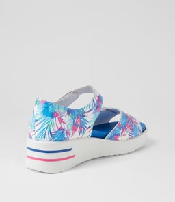 SUNNIEYS XW ZR BLUE PALMS LEATHER