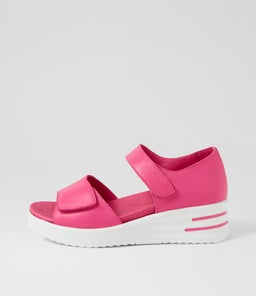 SUNNIEYS XW ZR FUCHSIA WHITE SOLE LEATHER