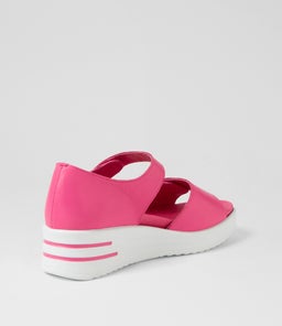 SUNNIEYS XW ZR FUCHSIA WHITE SOLE LEATHER