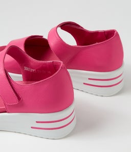 SUNNIEYS XW ZR FUCHSIA WHITE SOLE LEATHER