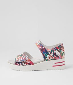SUNNIEYS XW ZR WHITE&BRIGHT FLOWER LEATHER