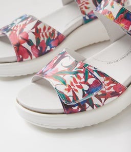SUNNIEYS XW ZR WHITE&BRIGHT FLOWER LEATHER