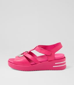 SHARRELL XW ZR HOT PINK HOT PINK SOLE LEATHER