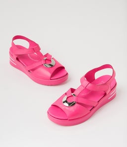 SHARRELL XW ZR HOT PINK HOT PINK SOLE LEATHER