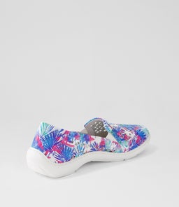 WAVADA XF ZR BLUE PALMS WHITE SOLE LEATHER