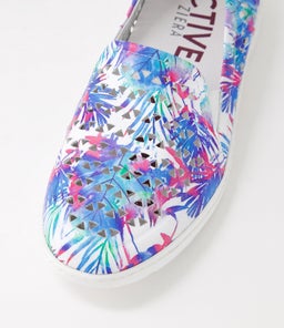WAVADA XF ZR BLUE PALMS WHITE SOLE LEATHER