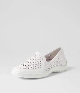 WAVADA XF ZR WHITE WHITE SOLE LEATHER