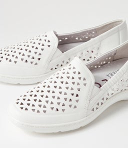 WAVADA XF ZR WHITE WHITE SOLE LEATHER