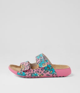 YAVA W ZR MULTI LEOPARD NUBUCK