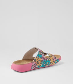 YAVA W ZR MULTI LEOPARD NUBUCK