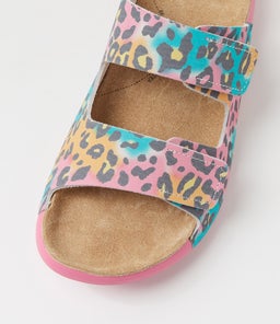YAVA W ZR MULTI LEOPARD NUBUCK