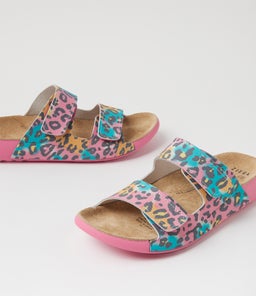 YAVA W ZR MULTI LEOPARD NUBUCK