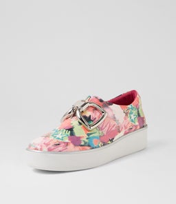 ZEKI W ZR PINK MIX PATENT LEATHER