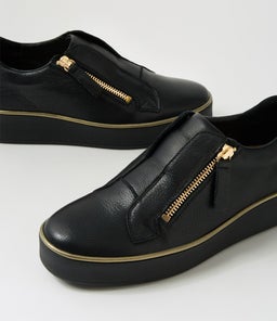 ZIKTA W ZR BLACK BLACK SOLE LEATHER