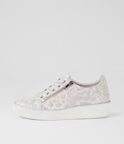 ZISSY W ZR IVORY MINK METAL LEATHER