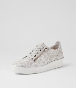 ZISSY W ZR IVORY MINK METAL LEATHER