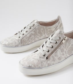 ZISSY W ZR IVORY MINK METAL LEATHER
