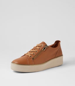 ZISSY W ZR DK TAN MILK SOLE LEATHER