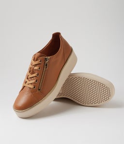 ZISSY W ZR DK TAN MILK SOLE LEATHER