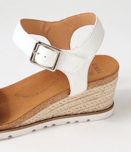 KONYISE W ZR WHITE WHITE WEAVE LEATHER