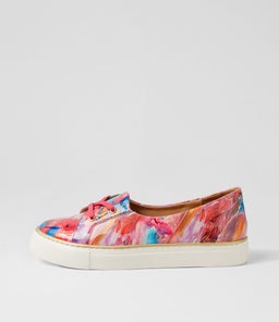 PATRESE XF ZR BRIGHT MULTI PRINT PATENT LEATHER