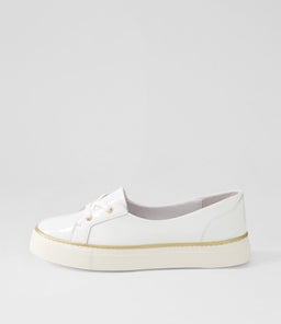 PATRESE XF ZR WHITE PATENT LEATHER