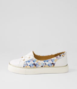 PATRESE XF ZR WHITE BLUE BUBBLES LEATHER