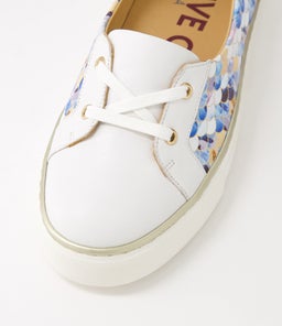 PATRESE XF ZR WHITE BLUE BUBBLES LEATHER