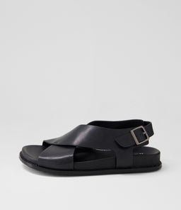 HANAKO W ZR BLACK LEATHER