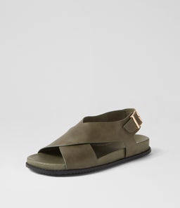 HANAKO W ZR OLIVE LEATHER