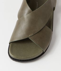 HANAKO W ZR OLIVE LEATHER