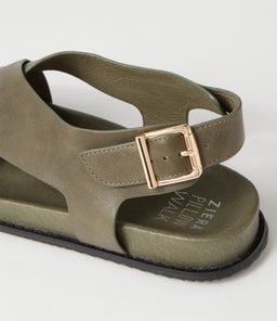 HANAKO W ZR OLIVE LEATHER