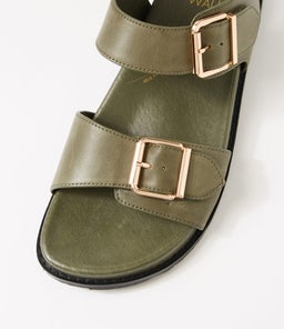 HASTICE W ZR OLIVE LEATHER