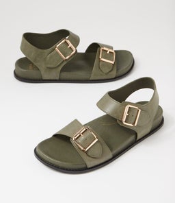 HASTICE W ZR OLIVE LEATHER