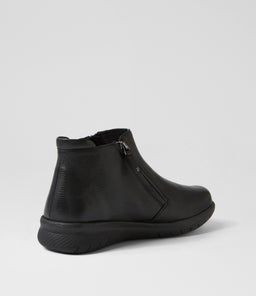 SOLANGE XF ZR BLACK TUMBLE LEATHER