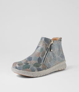 SOLANGE XF ZR BLUE LEAF MULTI LEATHER