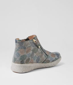 SOLANGE XF ZR BLUE LEAF MULTI LEATHER