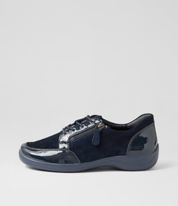 JURNIE XF ZR NAVY NAVY PATENT SUEDE